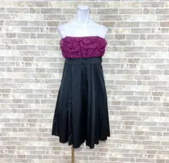 ドレス （株）アサクラ ワンピース ピンク紫黒 カラードレス 発表会 イベント