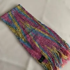 saoryさをり織　マフラー