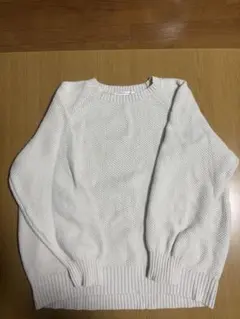 AMERICAN HOLIC ホワイト ニットセーター L 冬 春ニット