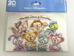東京ディズニー ダッフィーとフレンズ　ポストカードセットシール付き