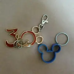 ディズニー30周年記念カラビナキーホルダー