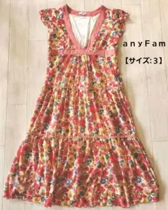 ａｎｙＦａｍの花柄ワンピース　【サイズ:３】