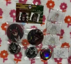 鬼滅の刃 積怒、可楽、半天狗　缶バッジセット