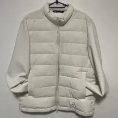 【美品】ZARA ダウンジャケット ホワイト シンプル 軽量 人気完売カラー