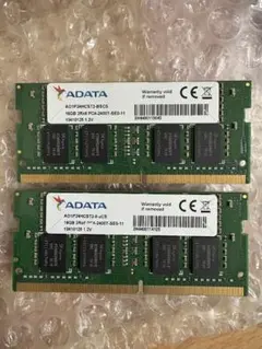 【中古】DDR4-2400 32GB(16GB×2枚) ADATA 中古】DDR4-2400 32GB(16GB×2枚) ADATA - メルカリ