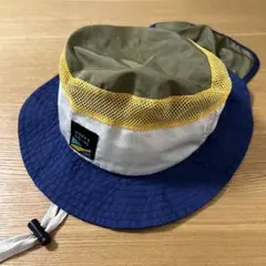 キッズ帽子　50cm あご紐、日除けつきのサムネイル