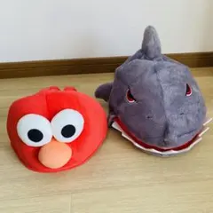 被り物　USJ  ジョーズ　USS  エルモ　ファンキャップ　ぬいぐるみ　帽子