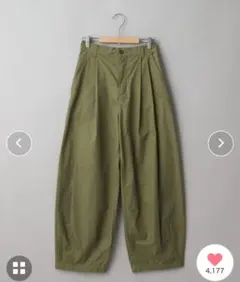 coen ランタンパンツ オリーブ