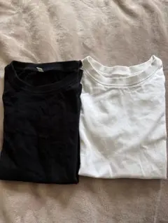 白、黒フリル2枚組セット　130