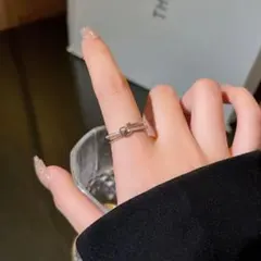 980☆新品シルバー☆ハートリング箱付きwmgmt