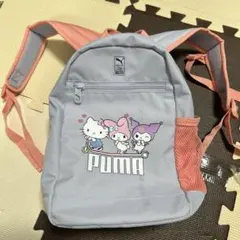 プーマPUMAハローキティ・マイメロ・クロミ小型リュック9Lキッズバックパック