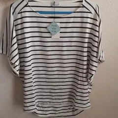 anyFAM ボーダー 半袖Tシャツ