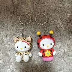 ご当地キティ 大分限定 かぼす ＆宮崎 日向夏キーホルダーハローキティ