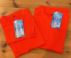 オレンジ M・Lサイズ Tシャツ 2枚セット