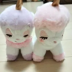 ユニコーンのコニー　ぬいぐるみ　マスコット　キーホルダー　2つセット