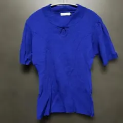 overE サマーチャイナパネルニット96ロイヤルブルー