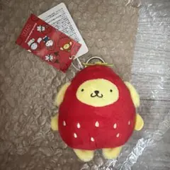ローリーズファーム　サンリオコラボ　いちご新聞　ポムポムプリン　いちごマスコット ローリーズファーム サンリオコラボ いちご新聞 マスコット ポムポム