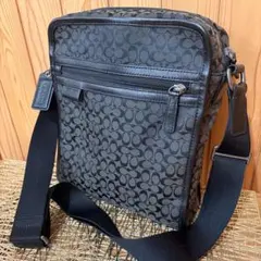 COACH コーチ シグネチャー ウルフ オオカミ ショルダーバッグ 美品