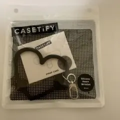 CASETiFY Silicone Heart Wristlet Blackのサムネイル