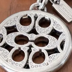 【極美品】COACH コーチ キーホルダー パヴェ シグネチャー C チャーム