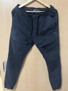 ZARA ブラック ジョガーパンツ M