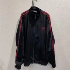 美品　アディダス　トラックジャケット　ブラック　オリジナルス　古着　ビンテージ
