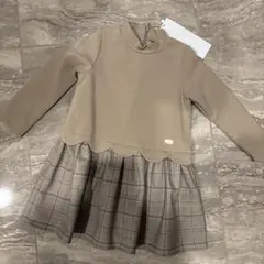 タルティーヌエショコラ長袖ワンピース90