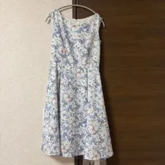 新品未使用 タグ付きTOCCA ひざ丈ワンピース サイズ4 パープル系