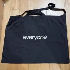 everyone nylon logo tote bag (ネイビー) - メルカリ