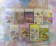 ③ディズニー キャラクター 消しゴム 9個セットのサムネイル