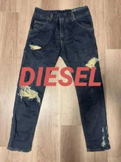 【美品】DIESEL ジョグジーンズ ダメージ加工