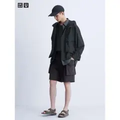 使用回数1回　UNIQLO ユニクロ　パラシュートカーゴショーツ S ブラック