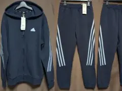 未使用 adidas フューチャーアイコン スウェット セットアップ 上下 3点