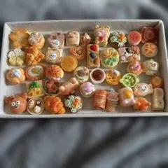 スイーツ動物デコレーションパーツ約42個セット217tong