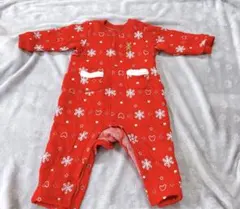 ミキハウス MIKI HOUSE赤いロンパース 80cm