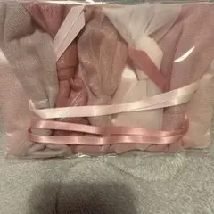 JILLSTUART チュールリボン装飾 ポーチ ピンク