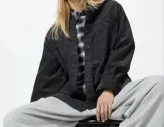 新品　UNIQLO コーデュロイ　シャツジャケット　シャツ　羽織