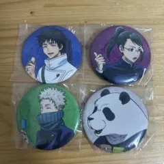 呪術廻戦0 アニメイト 特典 缶バッジ 乙骨憂太 禪院真希 狗巻棘 パンダ