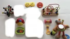 お得】知育玩具セット ボーネルンド・HAPE・西松屋 木製おもちゃ 人気4