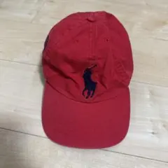 ラルフローレン 赤 キャップ