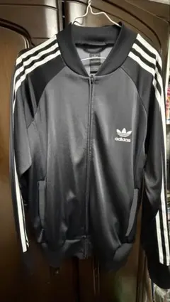 【00s】adidas アディダス SST トラックジャケット 黒 白 Y2K
