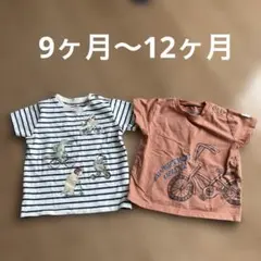 ブランドFATFACE ファットフェイス　半袖Tシャツ　2枚　9ヶ月から12ヶ月