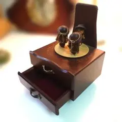 希少　アンティーク　木製 小物入れ 引き出し付き オルゴール 希少 アンティーク 木製 小物入れ 引き出し付き オルゴール - メルカリ