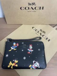 【新品・正規品】コーチ COACH ポーチ ディズニー コラボ