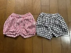 90cm かぼちゃパンツ 2セット バースデイ フタフタ ユニクロ