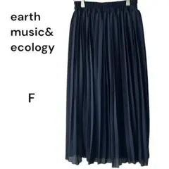 earth music&ecologyプリーツロングシフォンスカートウエストゴムのサムネイル