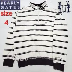 PEARLY GATES ハーフジップ　トレーナー サイズ4