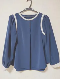 美品】TONAL トーナル バイカラー ブラウス 7分袖 とろみ M - メルカリ