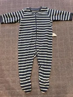 《UNIQLO》ユニクロ フリース 長袖 ロンパース 80cm パジャマ