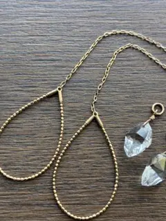 agete　アガット K10ピアス　ピアスチャーム